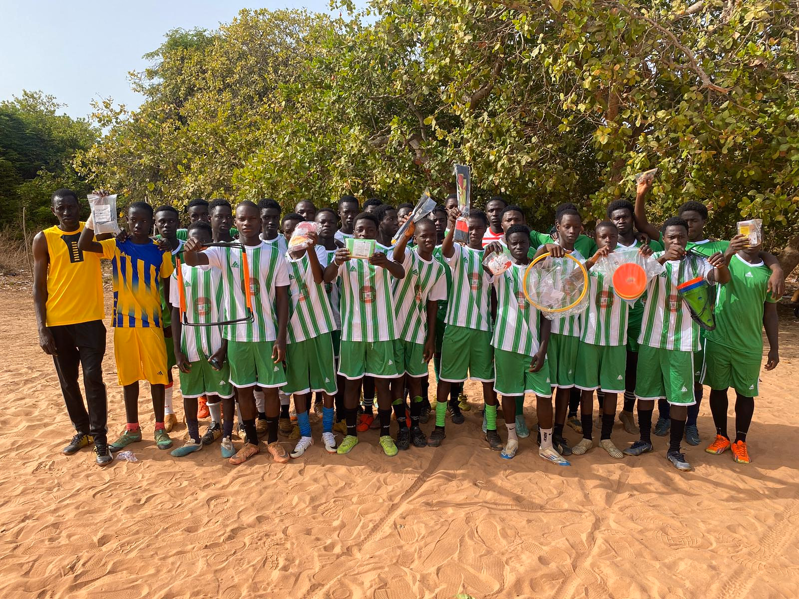 Football training session